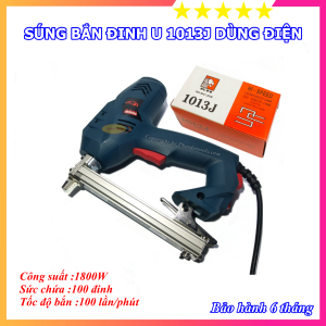 Máy bắn đinh U dùng điện - Tặng kèm 1 hộp đinh U1013J - Bảo hành 6 tháng