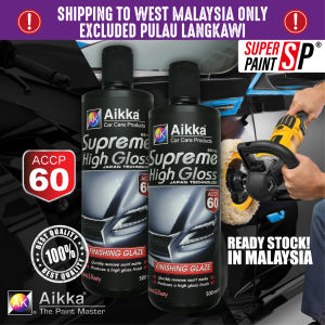 [ Aikka ACCP 60 Finishing Glaze ] 500ml Wax Supreme High Gloss Care Shiny Automotive Remove Mark Protect Lilin Kereta 抛光
