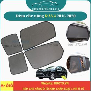 Rèm che nắng xe Toyota RAV4 2016-2020- Hàng Loại 1 Mr Ô Tô vải dày chống nắng tốt dễ lắp đặt vừa khít-Hít nam châm