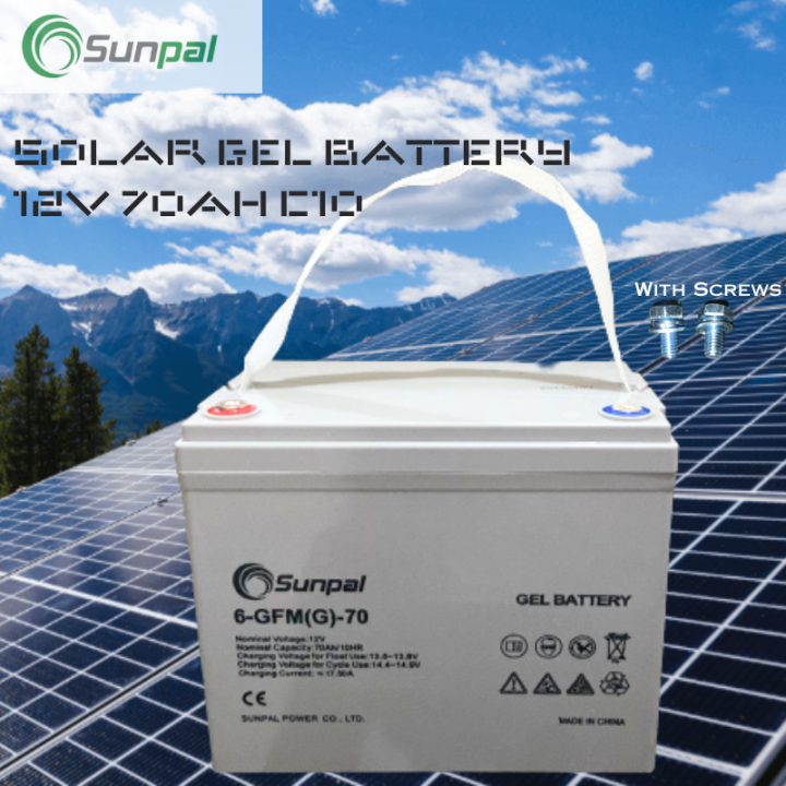 Sunpal Solar V Ah Brandnew Valve Regulated Lead Acid Battery Vrla C Rate Maintenance Free