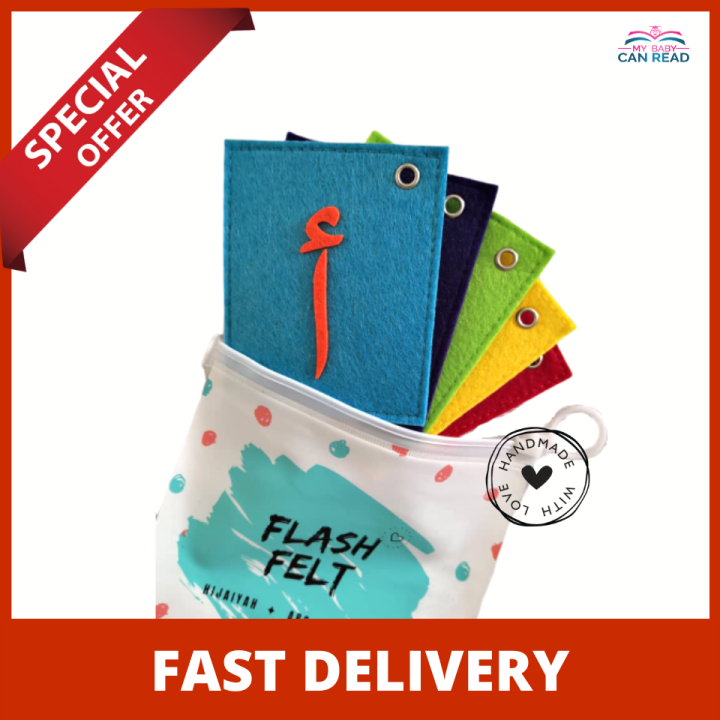 Soft book Cloth Book Flash Felt Hijaiyah Alif Ba Ta Arabic