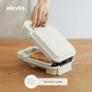 OLAYKS欧莱克 Mini Sandwich Machine Kitchen Breakfast Bread Maker Toaster Toast Machine Frying Egg Maker For Household Appliances