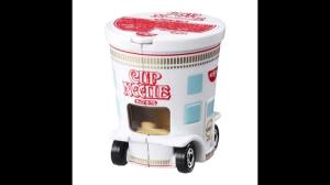 2026 Original TAKARA TOMY Dream Tomica No.161 Nissin Cup Noodle 1/64 Diecast Alloy Car with Openable Lid Pull Back Collectible Gifts