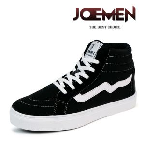 Sepatu Sneakers Joemen J 91 High Black White Natural 100% Brand Lokal Sepatu Pria Wanita Casual