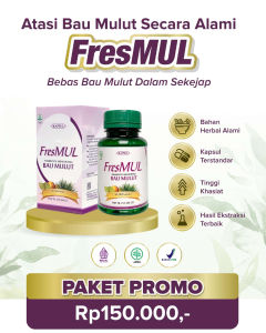 Kapsul MulFresh Obat Herbal Alami Atasi Bau Mulut Nafas Tak Sedap Paling Ampuh