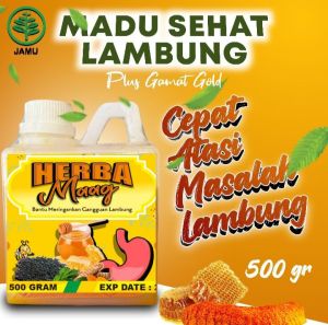 HERBA MAAG 500 GRAM DAN 1 KIG MADU RAMUAN HERBAL UNTUK ASAM LAMBUNG MAAG KRONIS SERTA GERD