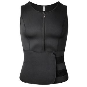 Men Compression Shirt for Slimming Body Shaper Tight Undershirt Tummy Control Girdle Weight Loss Waist Trainer Tank Tops