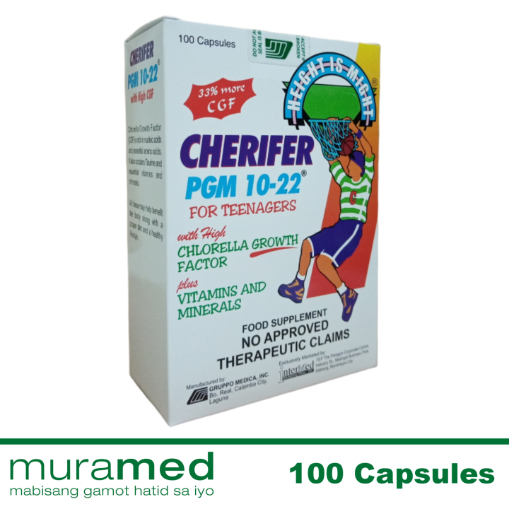 Cherifer PGM 10 22 w High CGF Capsule 100 s Lazada PH