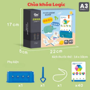 Đồ Chơi Mở Khóa Giáo Dục Hoạt Động Mầm Non Trò Chơi 80 Cấp Độ Đồ Chơi Học Tập Cho Trẻ Rèn Luyện Trí Tuệ Tư Duy Logic Từ 3-5 Tuổi - Lavi House