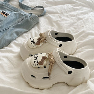 Cute Thick-Soled Eva Clogs For Women 2025 New Summer Outdoor Non-Slip Closed-Toe Sandals For Women