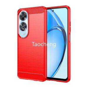 Silicon mềm Ốp điện thoại cho OPPO A60 oppoa60 A 60 4G áo giáp 2024 sợi carbon vỏ lưng bảo vệ thời trang Ốp lưng nhựa TPU