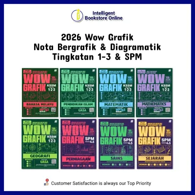 [Intelligent] (2026) Sasbadi: Wow Grafik KSSM 【Tingkatan 1-3 & SPM】 Nota Bergrafik & Diagramatik