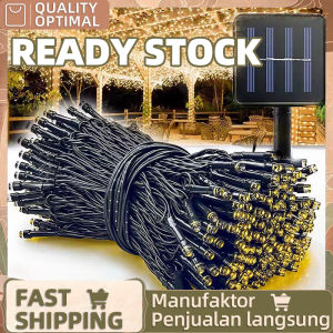 LED Outdoor Solar Lamp LEDs String Lights Fairy Holiday Christmas Party Garland Solar Garden Waterproof Lights