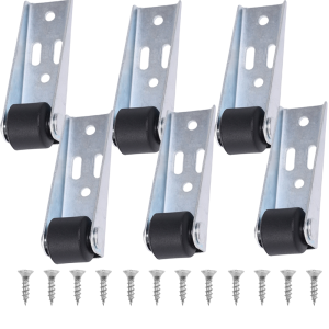 6Pcs Sliding Door Roller Pulley Universal Furniture Caster Wheel Mini Silent Track Roller for Table Cabinet Hardware