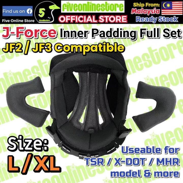 Shoei j store force 4 padding