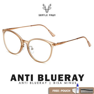 Gentle Fawn Kacamata AntiRadiasi Blueray Style Pria Wanita Korean Keren Bentuk Oval Tr90 CC 81296