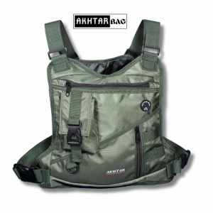 AKHTAR Chest Bag Bag Asley Multyfungsi Clutch Pria Waterproof Hand Bag Pria Anti-Air Sling Bag Tas Selempang Waistbag Cowok Pouch Bag Rig Bag Crossbody Distro Terbaru