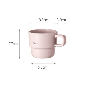 แก้วน้ำ สำหรับใส่แปรงสีฟัน ใส่น้ำบ้วนปาก แก้วน้ำบ้วนปากในห้องน้ำ อุปกรณ์ในห้องน้ำ อเนกประสงค์ พลาสติก สีพื้น ถ้วยน้ำบ้วนปาก มีหูหิ้ว แข็งแรง ทนทาน