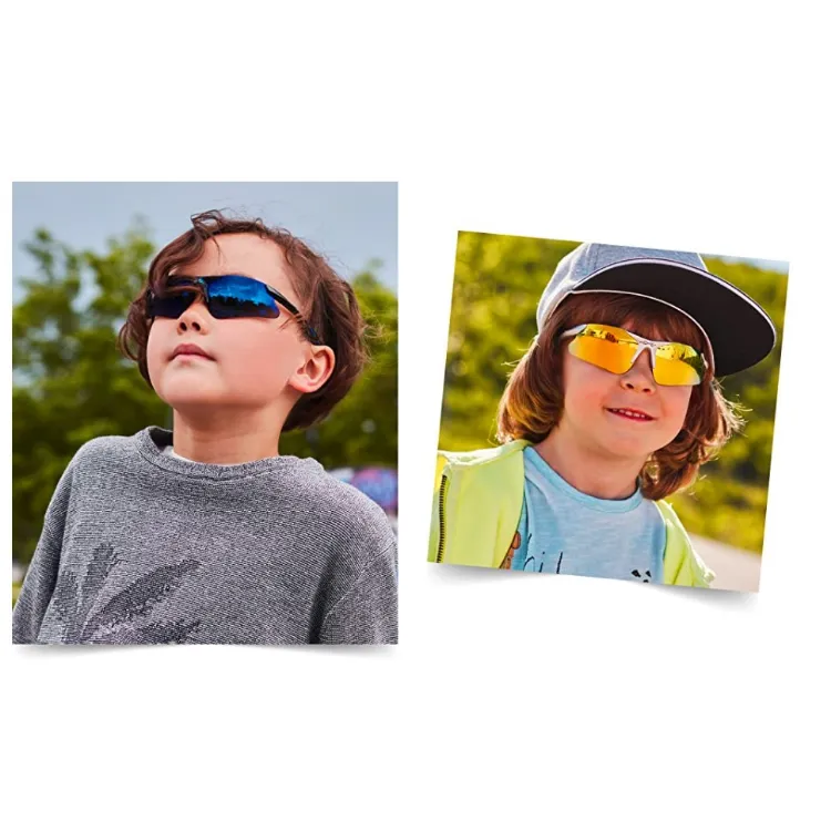 X LOOP Kids Sports Sunglasses for Boys Girls Children Age 3-10