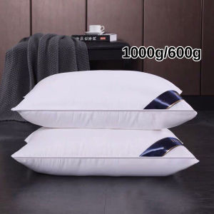 Cutiehaus 1000g/600g Hotel Sleeping Pillow Viral Bantal Tidur Bantal Hotel Cotton White Bedding Fabric Pillows Soft Bantal Tidur Bantal