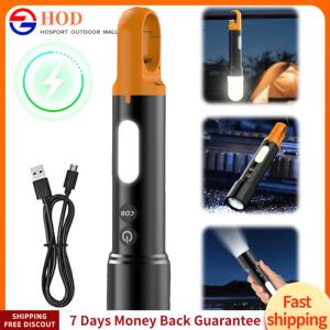 【Outdoor】 Mini Flashlight High Brightness Torch Zoomable Lightweight for Outdoor Emergency