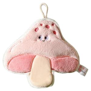 Thấm nước mềm san hô lông cừu Khăn lau bếp vui vẻ Rau hình dạng khăn tay lau Rag vải một cách nhanh chóng khô và treo dễ dàng