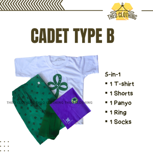 Cadet Scout Type A & B Complete Set of Scouting Uniform for GIrl | Theo Clothing