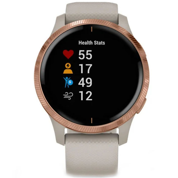 GARMIN ORIGINAL SMARTWATCH GARMIN VENU AMOLED LIGHT SAND Women