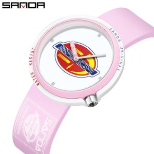 SANDA Luxury Brand Ultrathin Simple Fashion Men Watch Waterproof Quartz Sports Men Women Watches