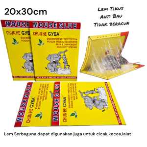 Lem Tikus 20x30cm Papan Perangkap Tikus Cap Gajah Lem Kuat Jembakan Lem Tikus Perangkap Curut Kecoa dan cicak
