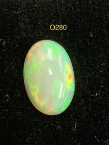 O280 โอปอลเอธิโอเปีย น้ำหนัก 1.20 กะรัต ขนาด 10.6x7x3 มม