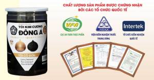 Tỏi Kim Cương Đông Á - Tỏi đen cô đơn bóc vỏ - Combo 5 hộp 450g tặng 1 hộp cùng loại - Hỗ trợ tăng cường đề kháng giảm mỡ máu ổn định huyết áp bảo vệ tim mạch tốt cho hệ tiêu hóa