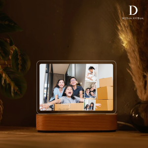 Happylife Lux memories Collection โคมไฟอะคริลิคสั่งทำ สกรีนUV ของขวัญวันเกิด ของขวัญให้แฟน วันรับปริญญา วันครบรอบและเทศกาลต่างๆ