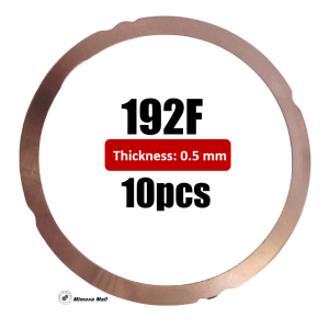 10Pcs Thickness 0.5mm Cylinder Head Gasket 192F for aircooled diesel engine