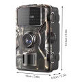 16MP 1080P Hunting Trail Camera Waterproof Infrared Night Vision Outdoor Motion Activated Camera Wildlife Hunting Monitoring. 