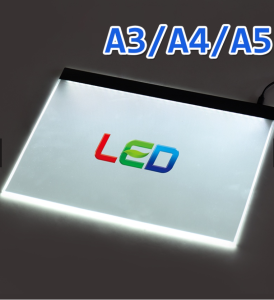 COD Tablet Gambar Papan Jiplak Tipis Portabel Papan Lampu LED Tracer  A3 A4 tablet gambar digital