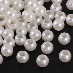 8-30mm ABS Imitation Pearl Beads With Straight Hole 2-200pcs/bag Multi Sizes Loose Spacer Beads DIY Making Necklace Materials h2610