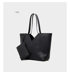 Tas Jinjing Kulit Sederhana/ Tas Bahu/ Tas Wanita Berkapasitas Besar/ Tas Kulit Sapi Asli Garut