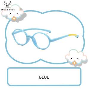 Gentle Fawn Kacamata Anak/Remeja Antiradiasi Blueray Bahan TR90+Silikon Lentur Nyaman Style Bulat 1675