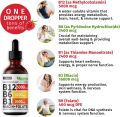 (2 Pack) Vitamin B12 Liquid Drops, Vitamin B Complex, Vegan B12 Sublingual 5000 mcg with Vitamin B6, Liquid B12 Methylcobalamin Supports Energy, Brain & Heart with 27,200 mcg Per Serving, 80 Servings. 