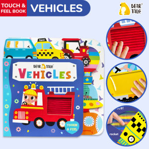 BEAR TALE Animal Touch & Feel Book for Toddlers Kids Sensory Learning Board Book
