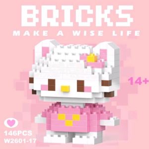 (COD)Mainan Balok Susun Disney kuromi Bricks Anak Mainan Edukasi DIY 3D Puzzle Nano Block