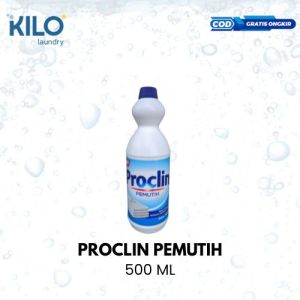 Proclin Pemutih Baju Botol 500 ml - Proclin Pemutih Botol 1000 ml