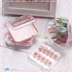 🔥【Flash Sale】🔥 Nail Art Organizer Transparent Plastic Packaging Box Nail Enhancement Storage Jewelry Necklace Display Gift Box