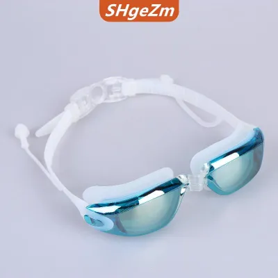 [COD] SHgeZm SPORTS Chống sương mù bơi lội kính với độ nét cao mạ bạc ống kính cho rõ ràng trong nước