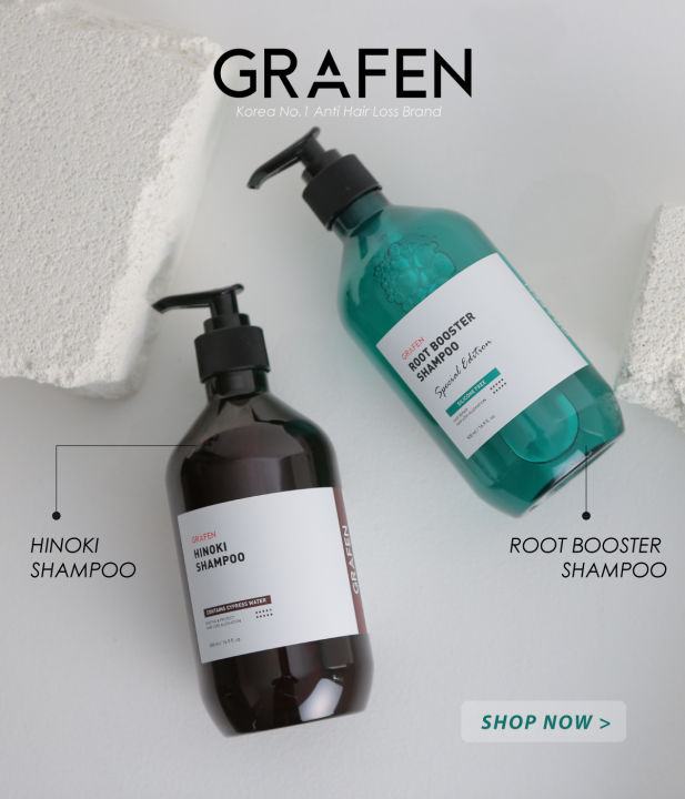 [GRAFEN] Root Booster Shampoo 300ml [AntiHair Loss] Lazada Singapore