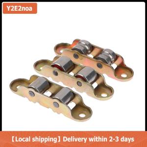 【Local shipping】 80 Type Flat Groove Double Wheel Metal Slide Doors Window Pulley Support Bottom Sliding Roller Track Hardware Accessories