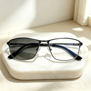 Fashion Photochromic Myopia Glasses Anti-blue Light  Anti Radiasi Titanium Lightweight For Men Women Computer Reading Eyeglasses Cermin Mata Rabun Jauh