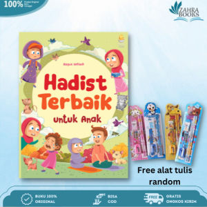Buku Aktivitas Harian Hadist Terbaik Untuk Anak Free Alat Tulis Random