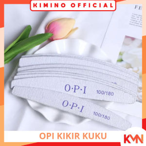KMN Kikir Kuku OPI 100/180 Nail File Amplas Kuku dua sisi pengkilat kuku penghalus kuku nail buffer nail art